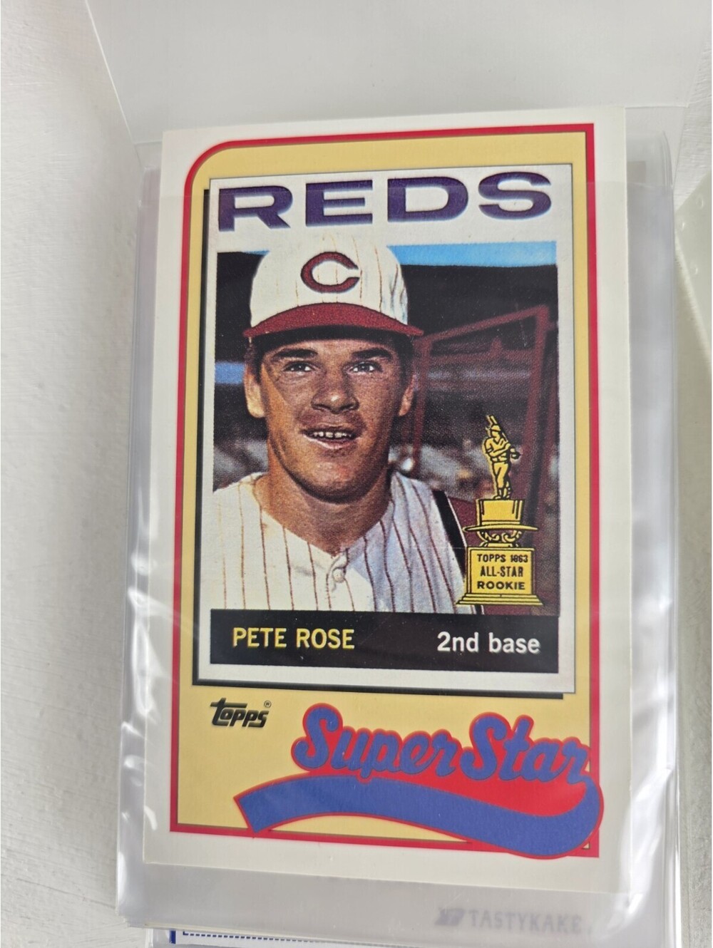 LARGE Oversized Pete Rose Oddball LOT ~ TOPPS BASEBALL TALK 1964 ALL STAR  SUPER
